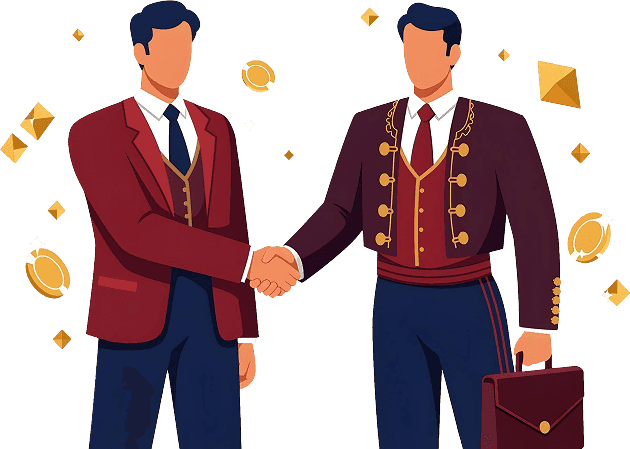 handshake between business partners